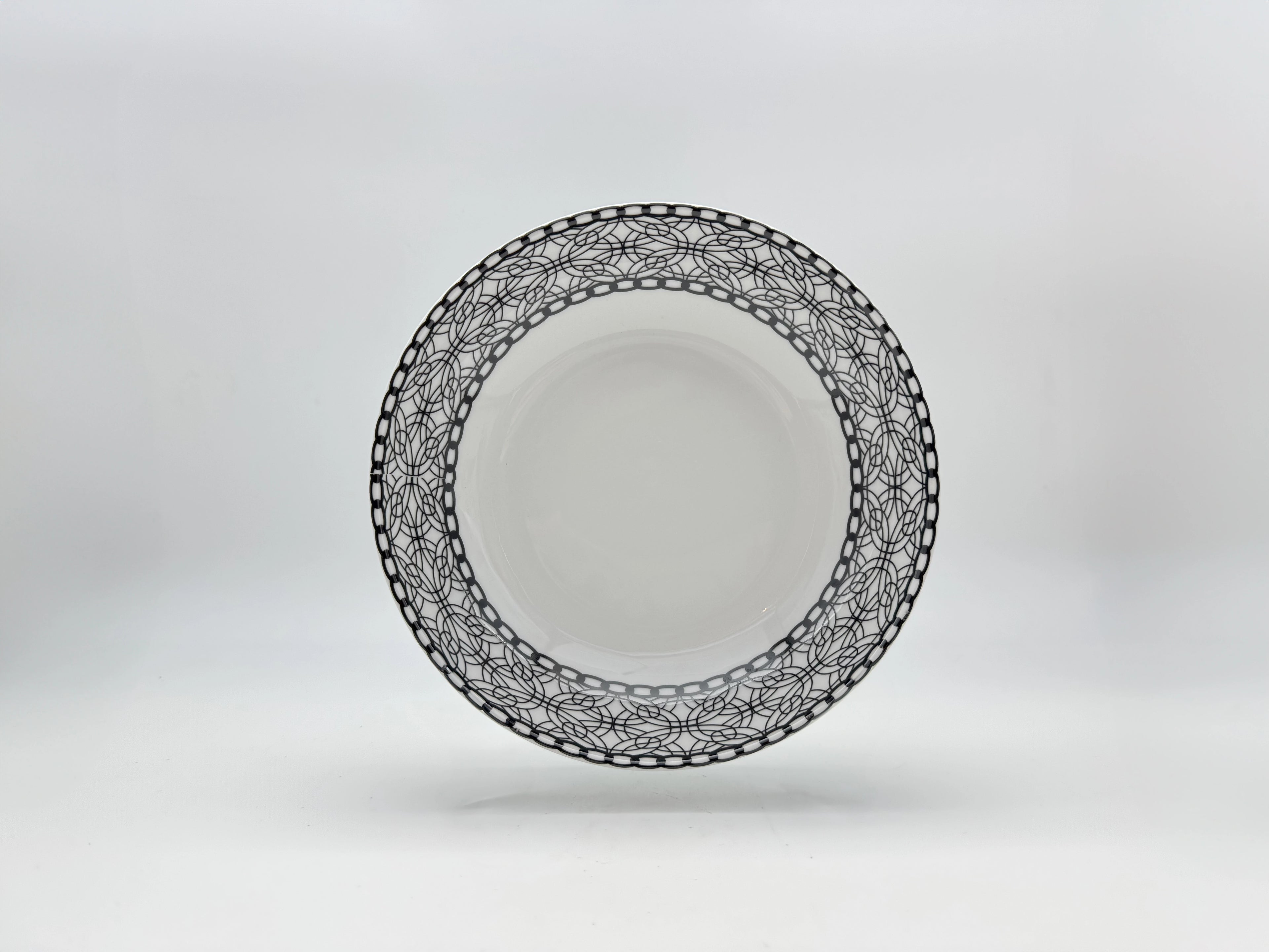 black-lace-pattern-deep-plate-porcelain