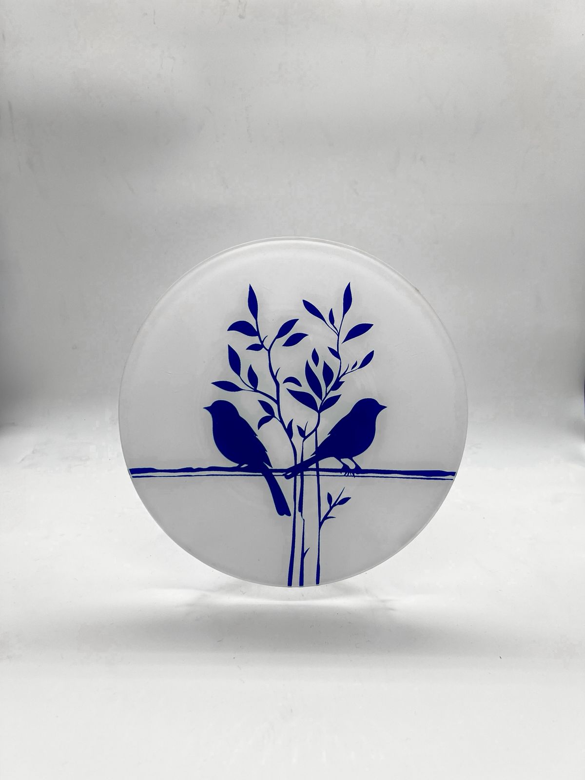 Blue Bird deep plates set of 6 made from Arcopyrex glass for everyday dining