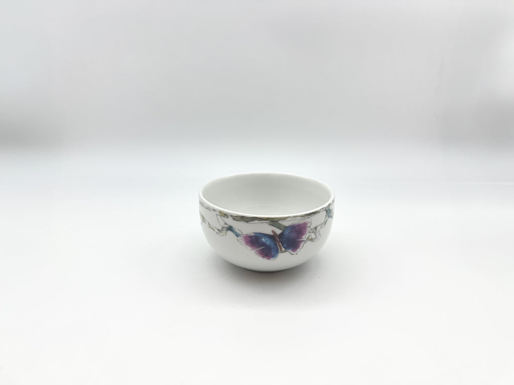 Butterfly porcelain soup bowl (11 cm) from the 24-piece dinner set