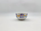 Mosaic Bloom soup bowl with colorful hand-painted style pattern